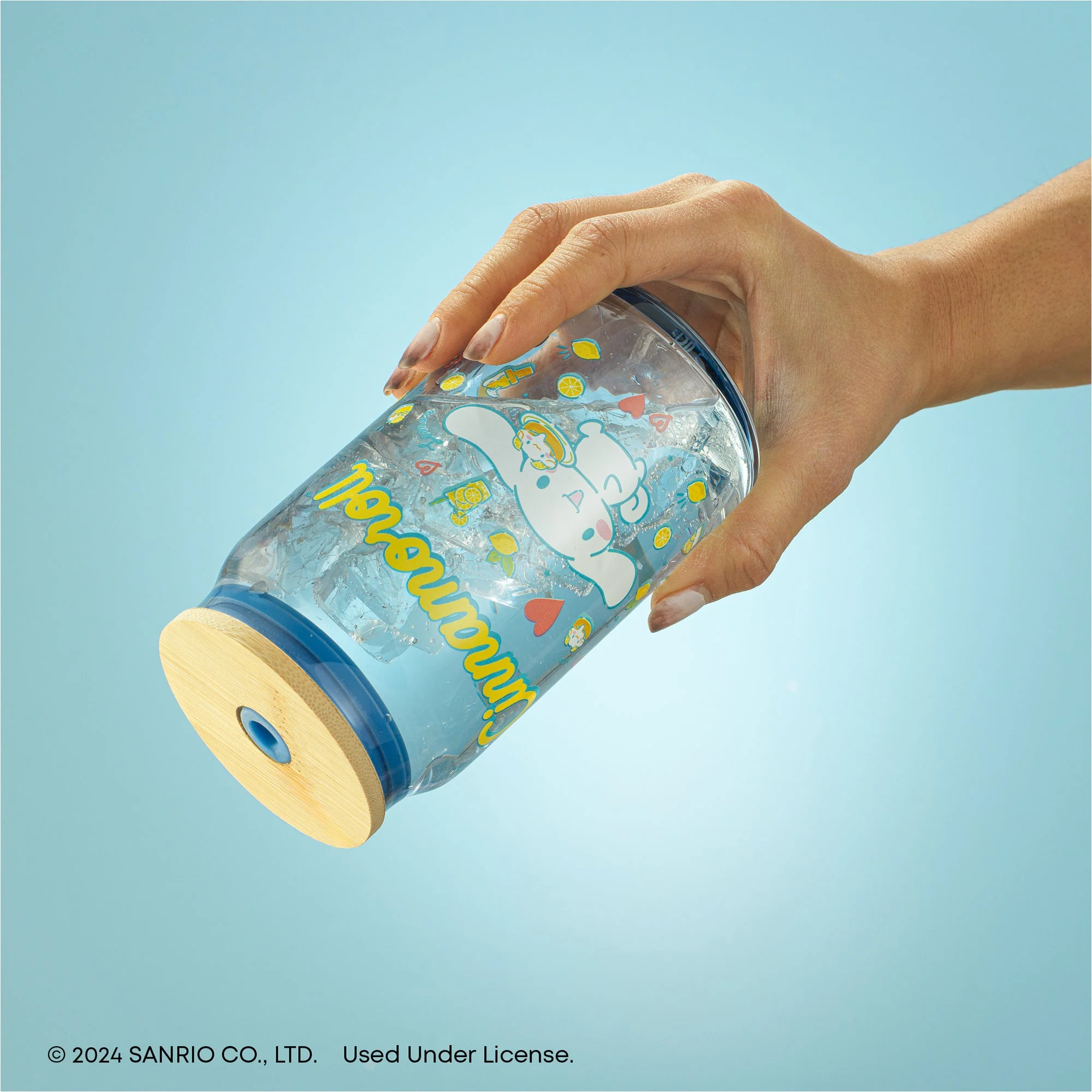 Cinnamoroll Favorite Flavor Lidded Glass Tumbler - Image 11