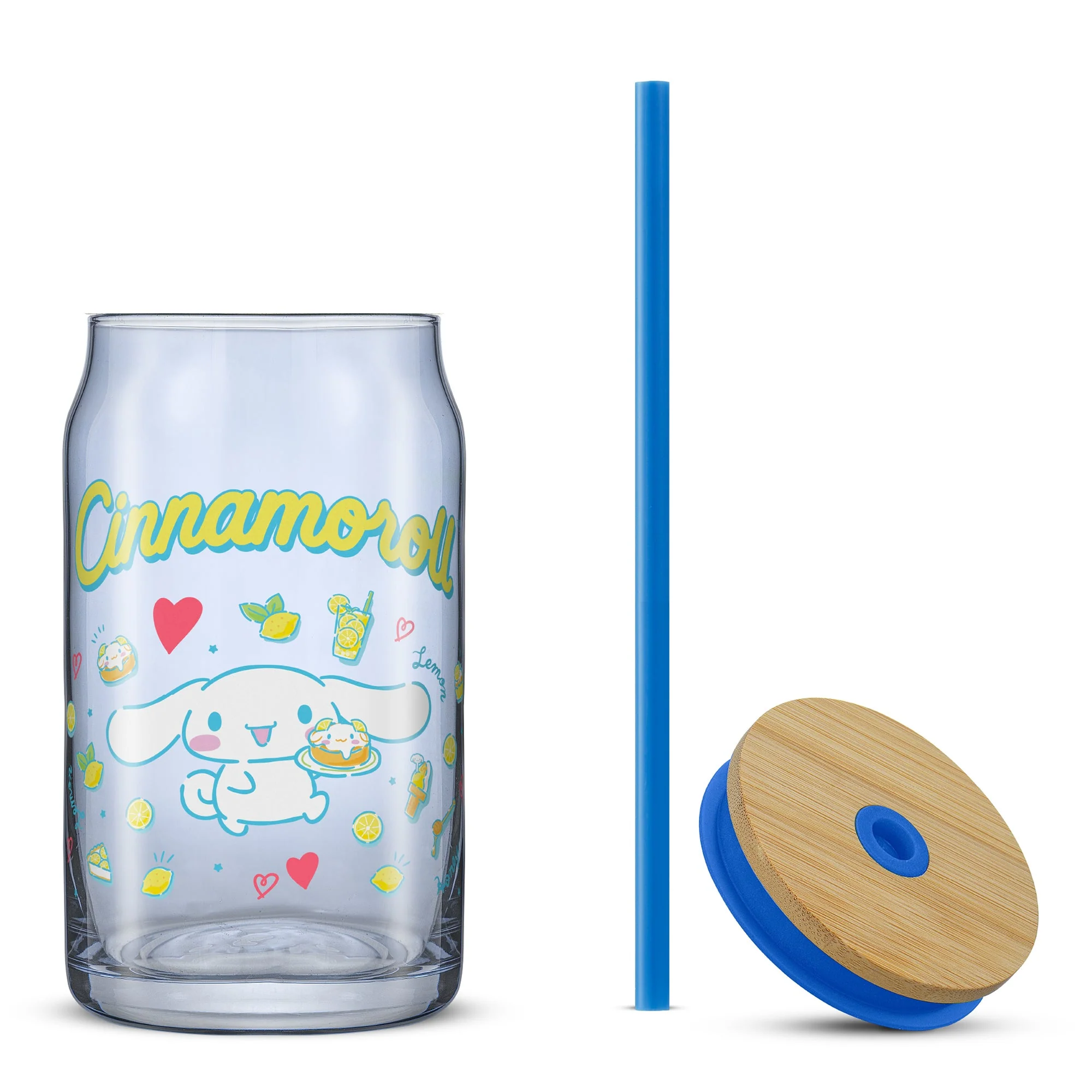 Cinnamoroll Favorite Flavor Lidded Glass Tumbler - Image 8