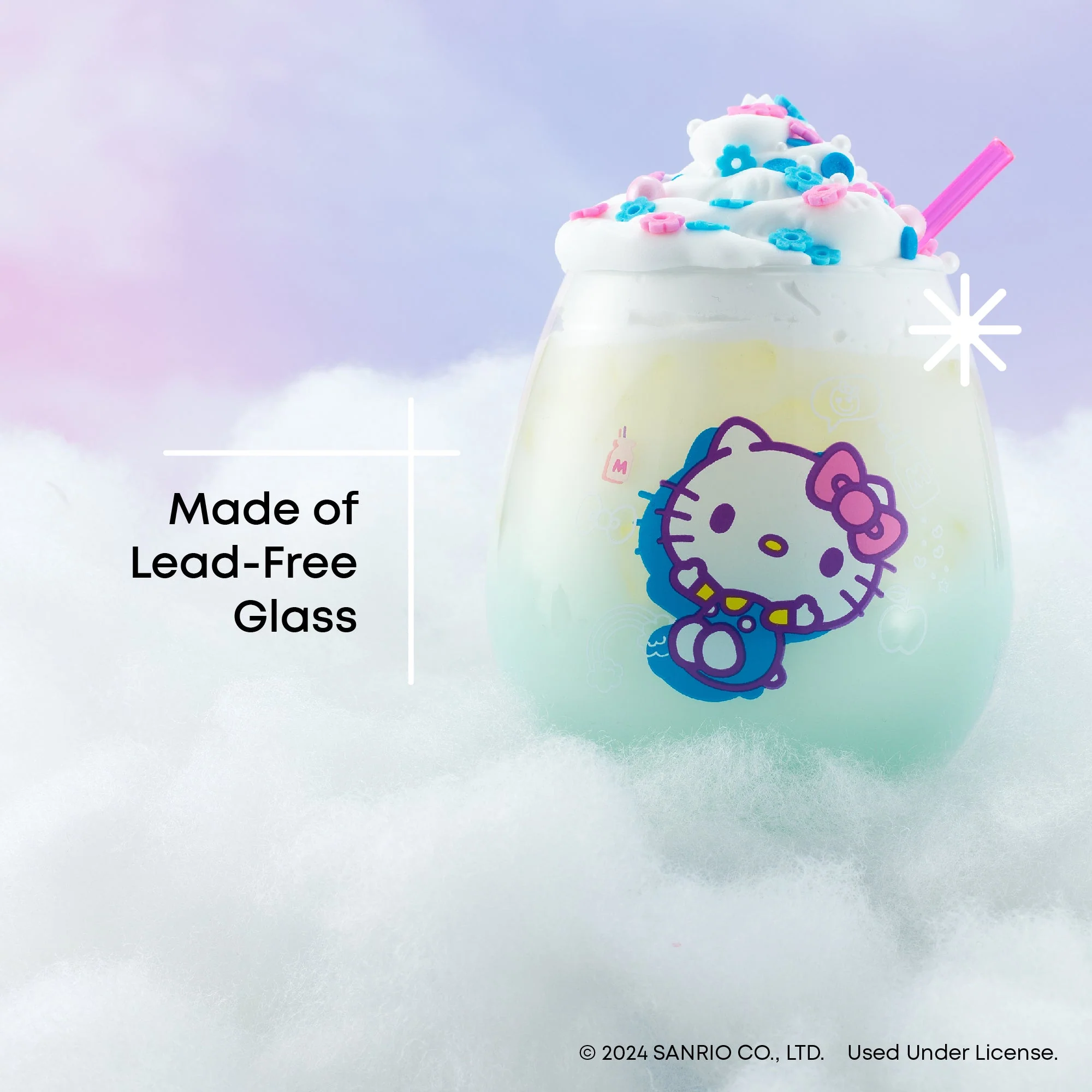 Hello Kitty and Friends Above the Clouds Stemless Glasses (Set of 4) - Image 4