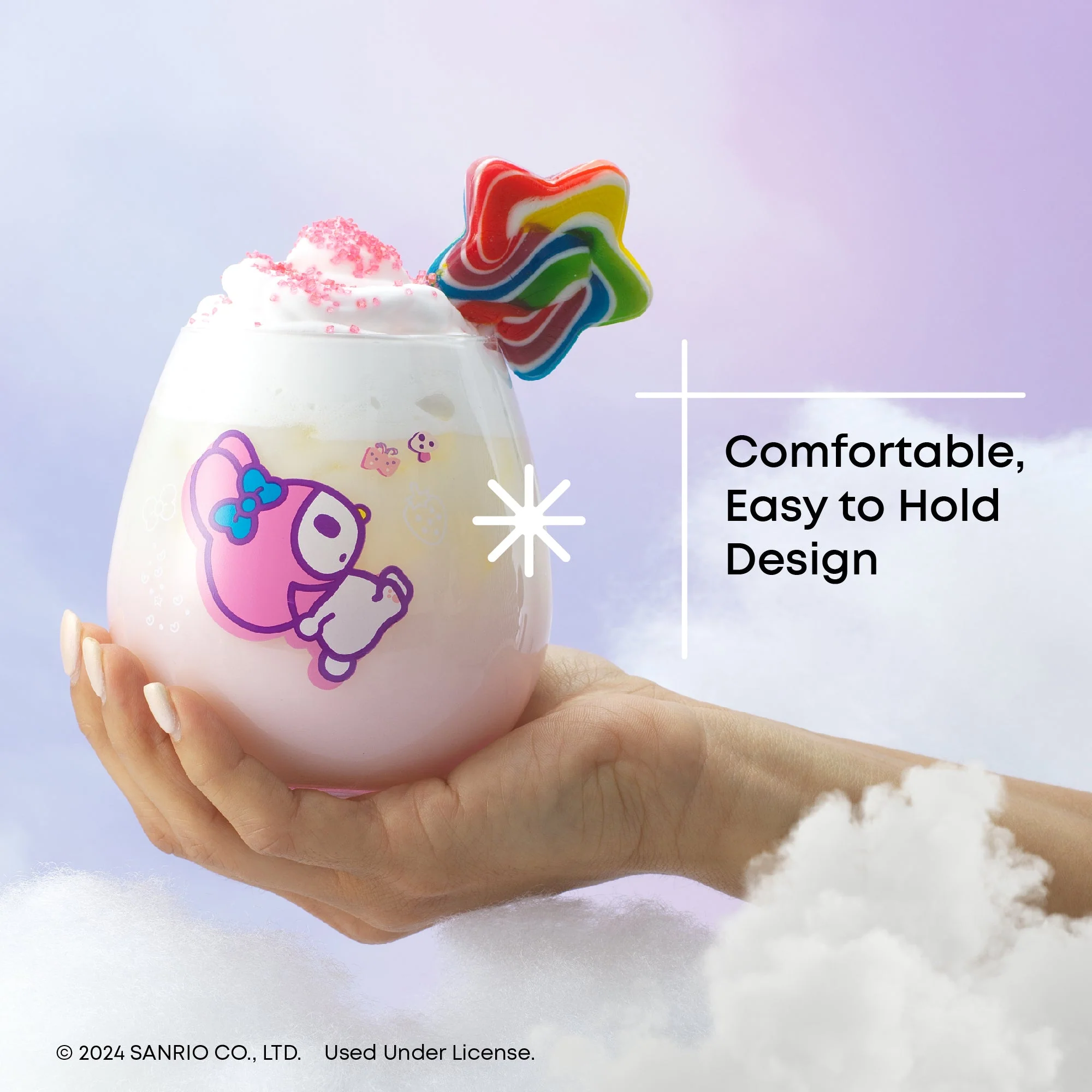 Hello Kitty and Friends Above the Clouds Stemless Glasses (Set of 4) - Image 5