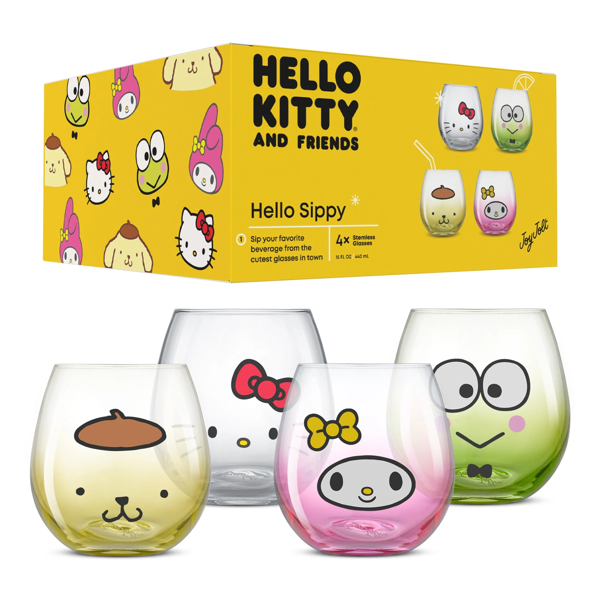 Hello Kitty and Friends Hello Sippy Stemless Glasses (Set of 4) - Image 12
