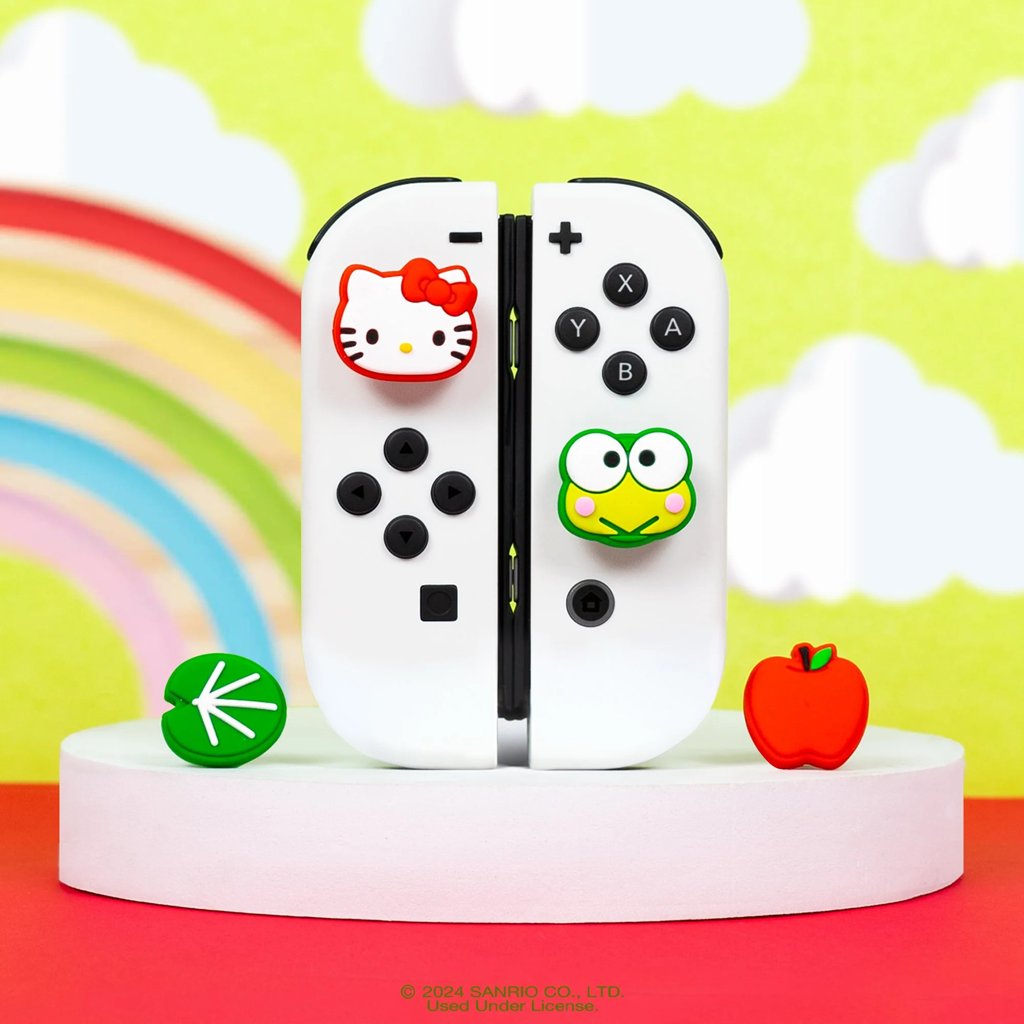 Hello Kitty and Friends Nintendo Switch Grip Caps (Hello Kitty + Keroppi) - Image 5