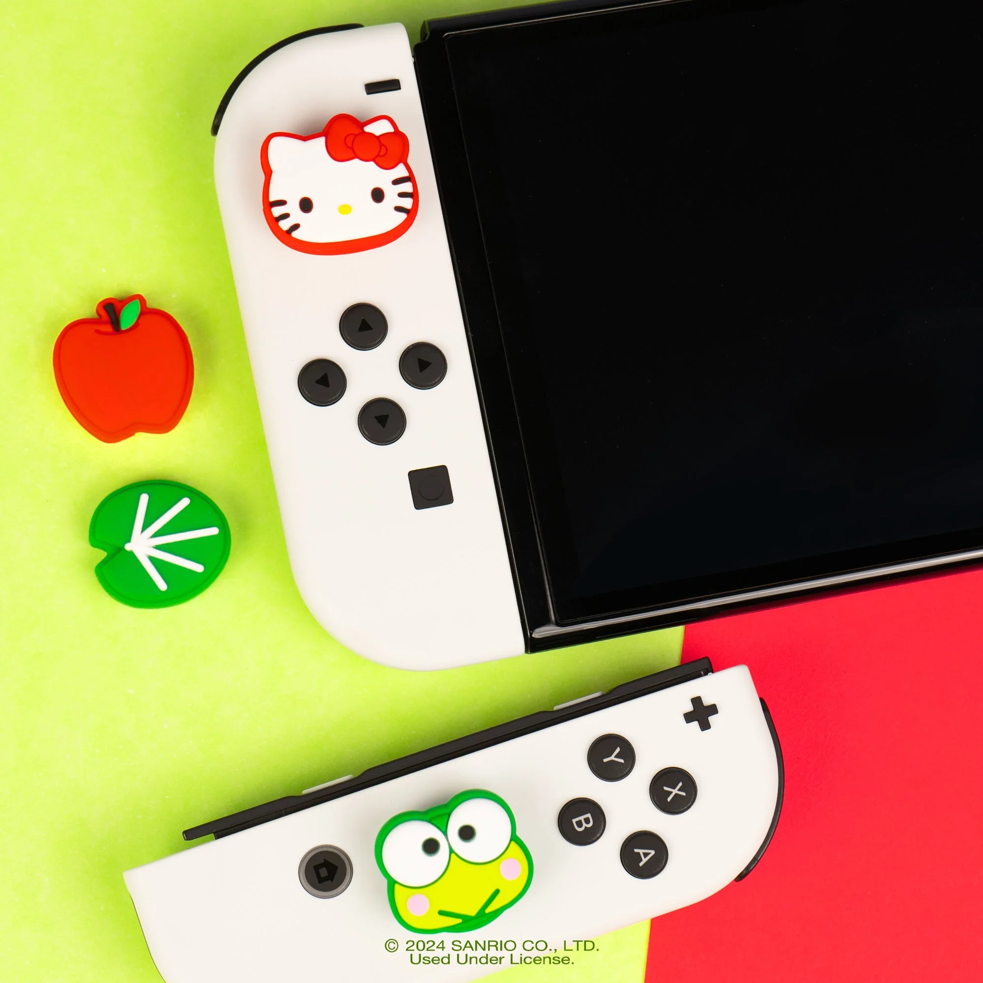 Hello Kitty and Friends Nintendo Switch Grip Caps (Hello Kitty + Keroppi) - Image 6