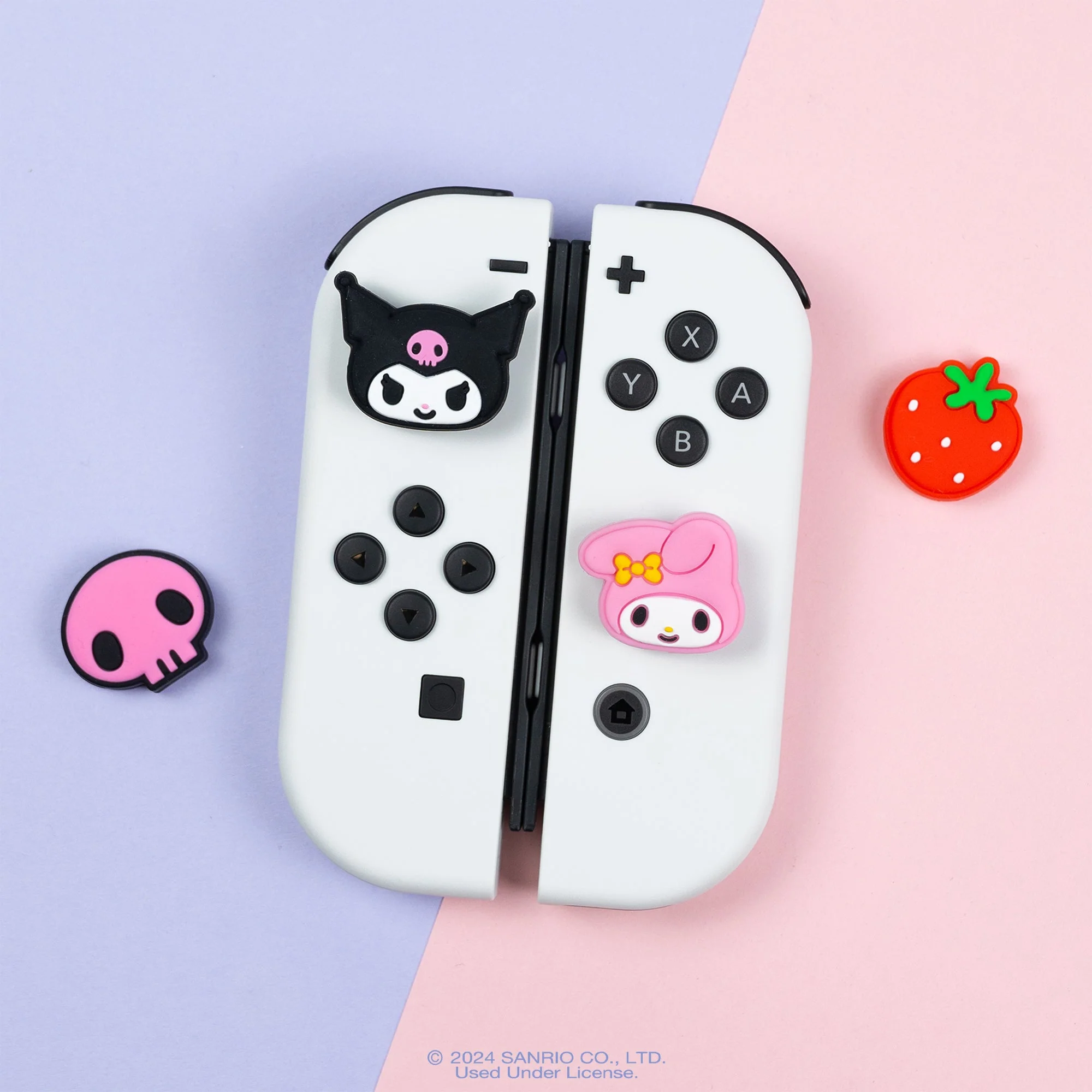 Hello Kitty and Friends Nintendo Switch Grip Caps (Kuromi + My Melody) - Image 6
