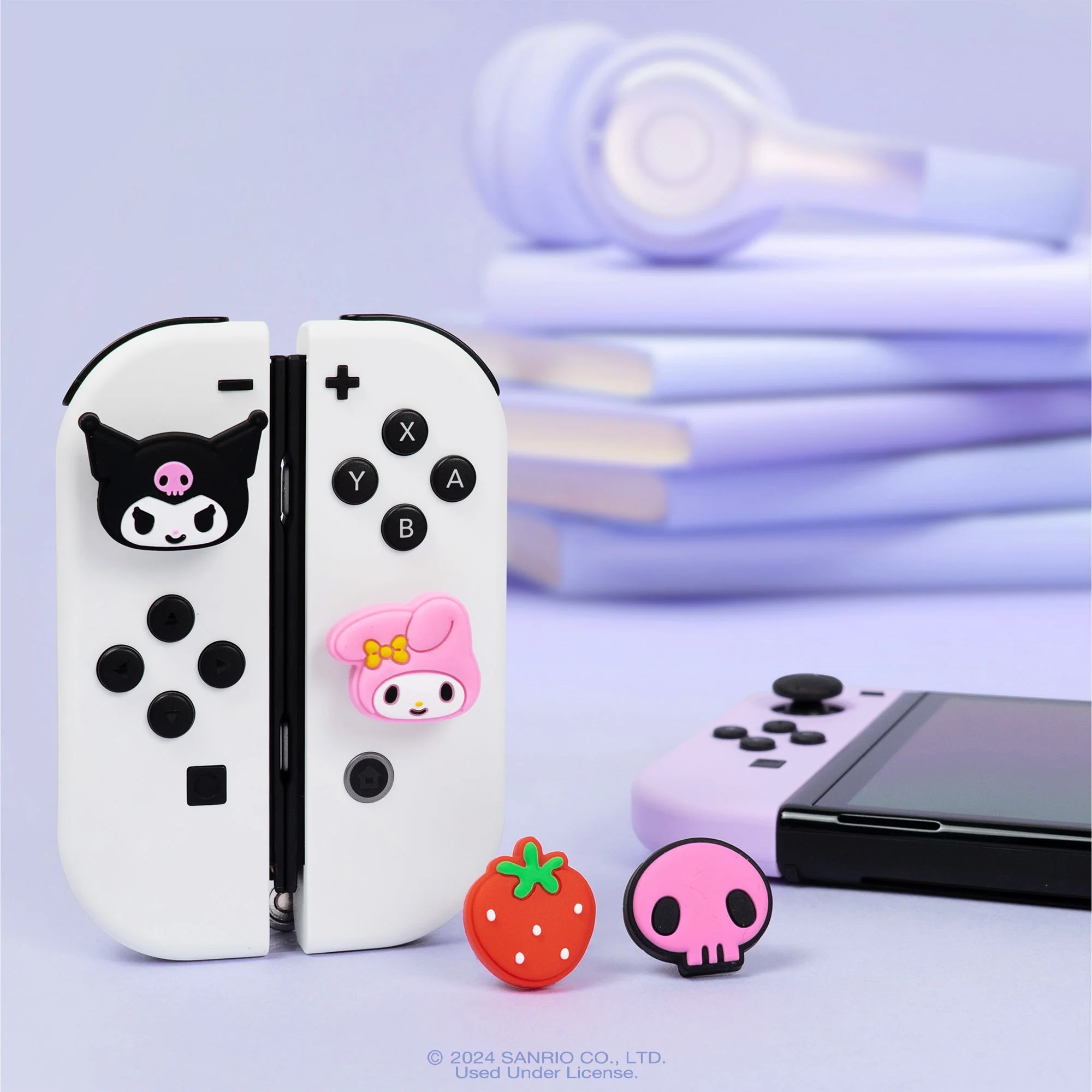 Hello Kitty and Friends Nintendo Switch Grip Caps (Kuromi + My Melody) - Image 7