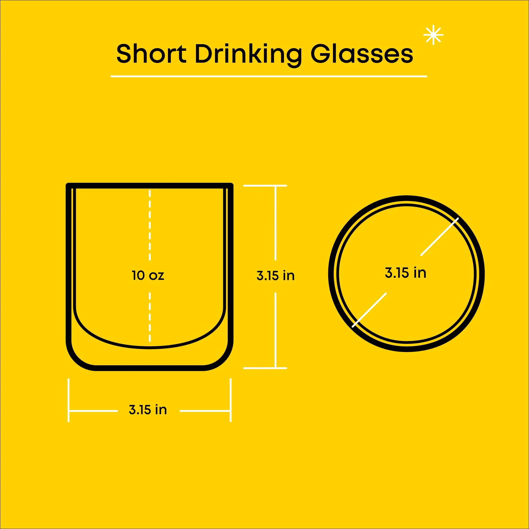 Hello Kitty and Friends Rainbow Short Drinking Glasses (Set of 4) - Image 7