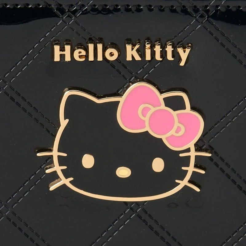Hello Kitty Quilted Bi-Fold Wallet (Black) - Image 4