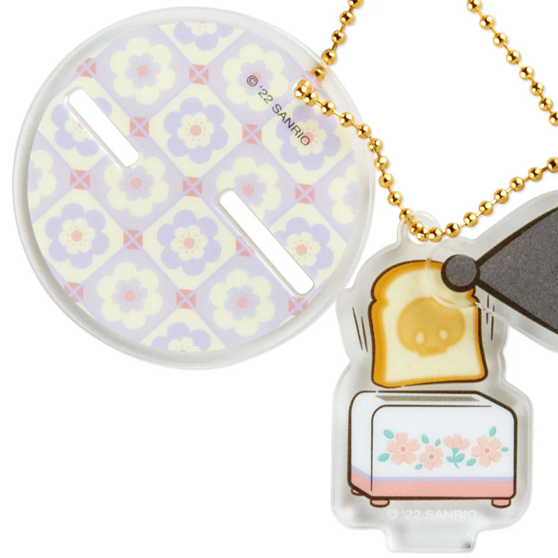 Kuromi Acrylic Keychain and Stand (Retro Room Series) - Image 4