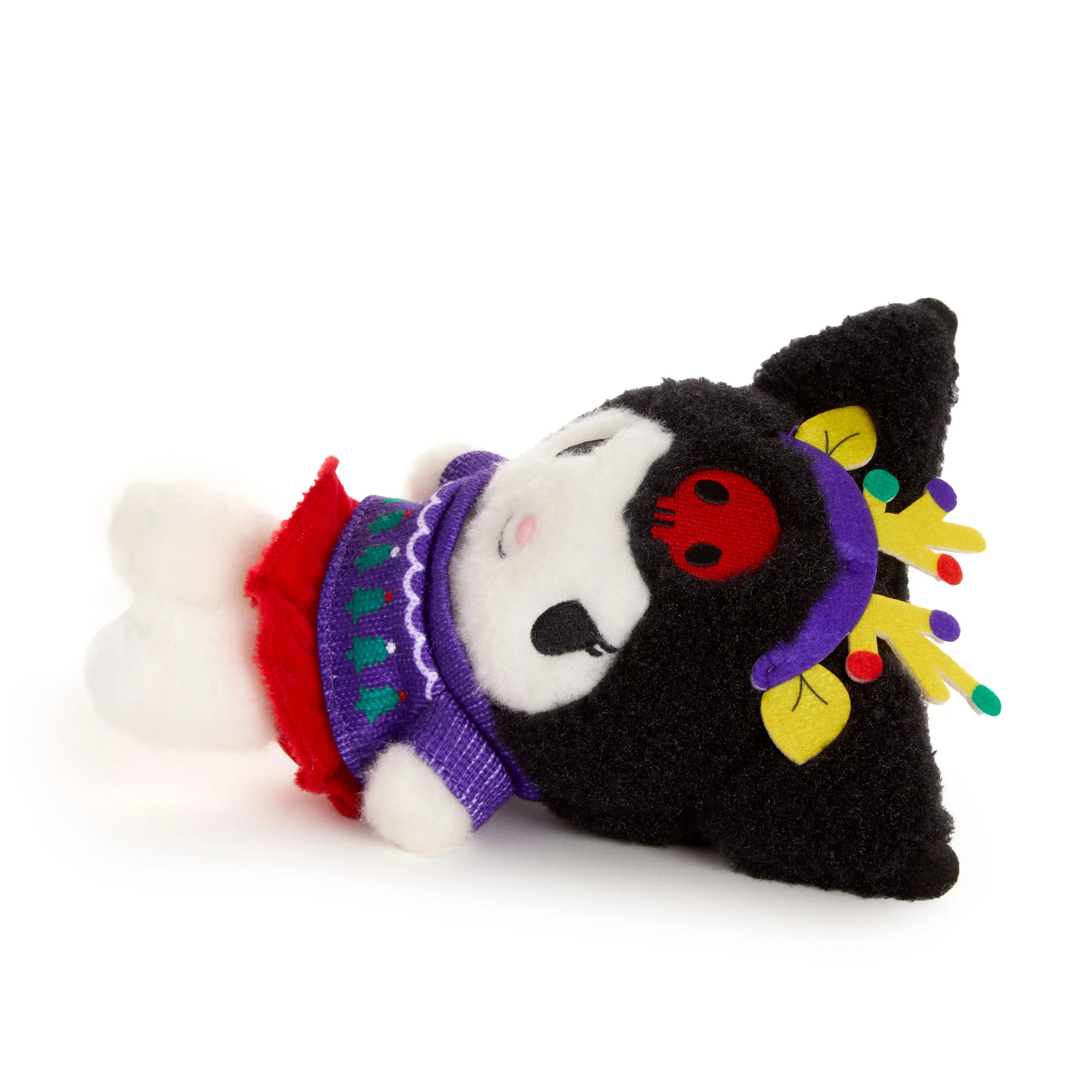 Kuromi Fuzzy Plush (Sweater Weather Series) - Image 4