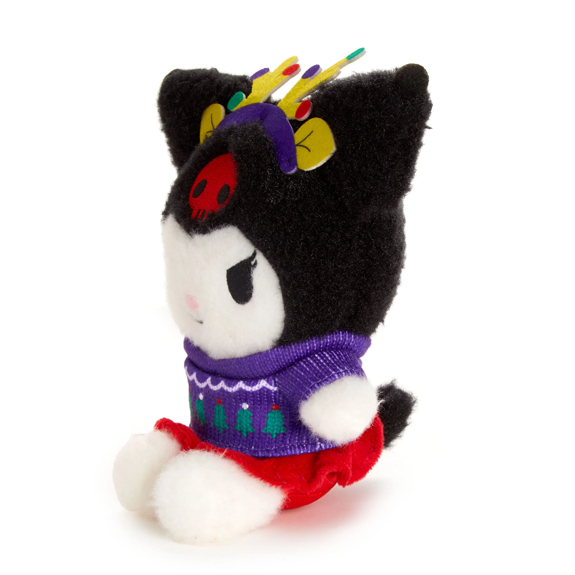 Kuromi Fuzzy Plush (Sweater Weather Series) - Image 5