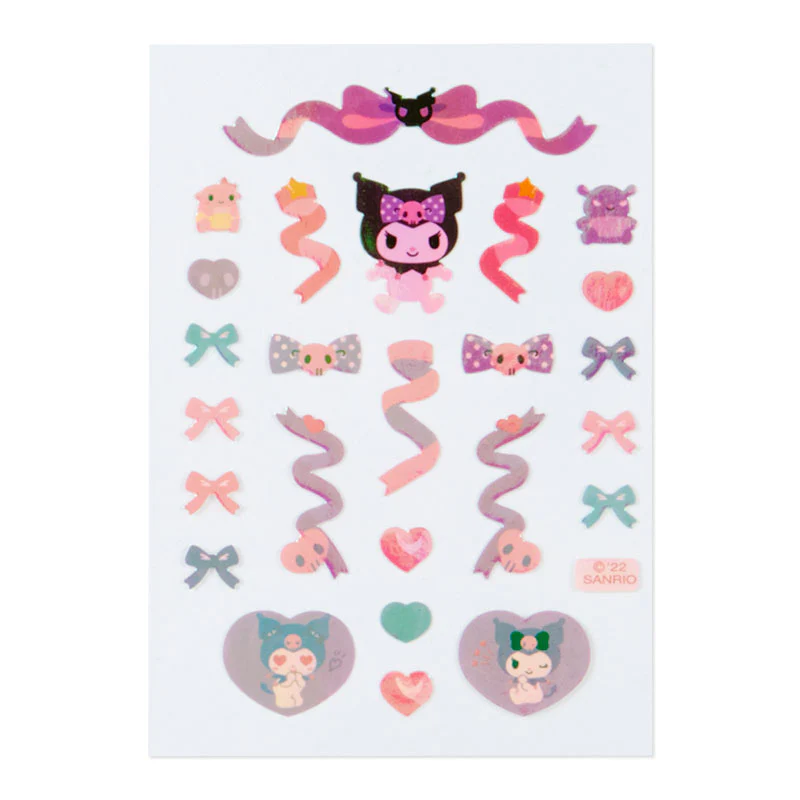 Kuromi Holographic Kawaii Stickers - Image 4