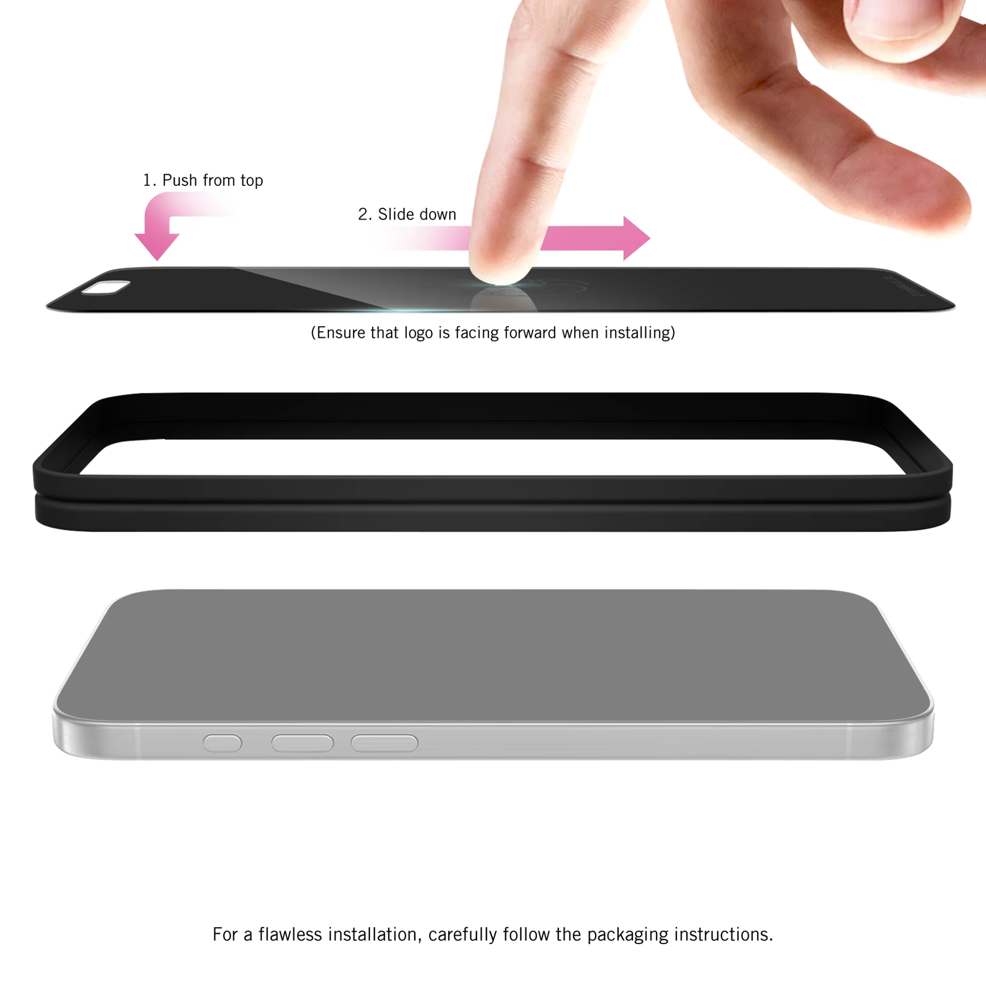 My Melody x Screen Skinz Berry iPhone Privacy Screen Protector - Image 4