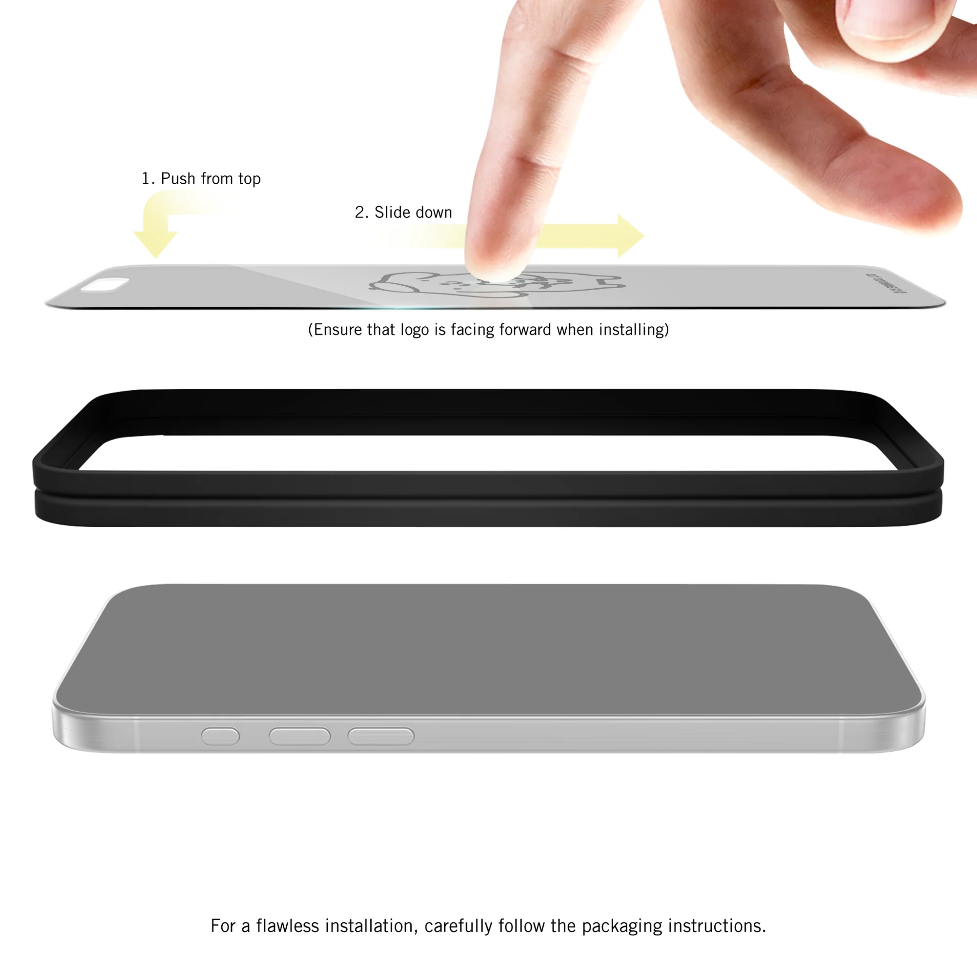 Pompompurin x Screen Skinz Hug iPhone Clear Screen Protector - Image 4